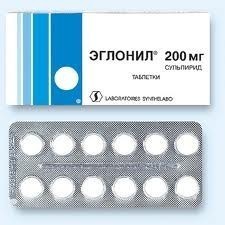 Эглонил (сульпирид) таблетки 200мг №12