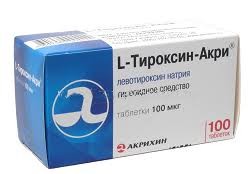 L-Тироксин-Акри таблетки 100мкг №50