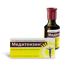 Медитонзин капли д/внут прим гомеопат 35г