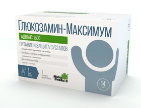 Глюкозамин-Максимум Адванс 1500 порошок в саше по 10г№14