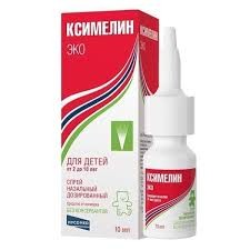 Ксимелин эко спрей назальный 35мкг/доза 0,5 мг/мл фл. 10 мл уп.