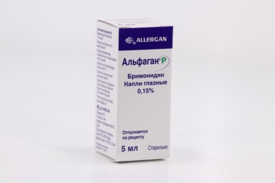 Альфаган  капли глазн.0,2%  2мг/мл фл.-кап.5мл бримонидин