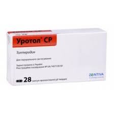Уротол (толтеродин) таблетки 4мг №14