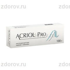 Акриол про крем д/мест. и наруж. прим.2,5%+2,5% 100г