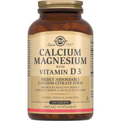 Солгар кальций, магний, витамин Д3 №150