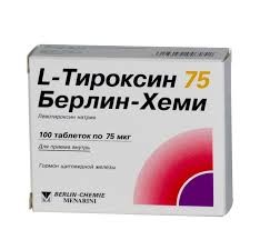 L-тироксин-75 табл. 75мкг n50 (25х2)*