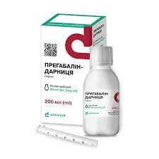 Прегабалін-дарниця р-н орал 20 мг/мл 200мл фл з адапт+доз шприц
