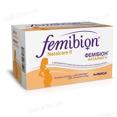 Фемибион Наталкер 2 табл.п/об. №60 блист./