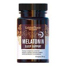 Мелатонін (melatonin) капс. 5мг №60 пласт.банка дієт добав