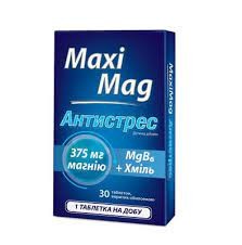Maximag (максімаг) антістрес табл.№30(15х2) бліст.карт.уп дієт.д