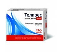 Телпрес табл.40 мг №28(14x2)