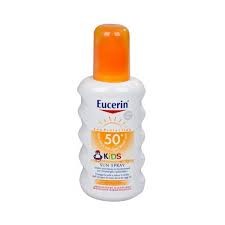 Eucerin 63853 спрей детский для безопасного загара 200мл (spf-50)(эуцерин)