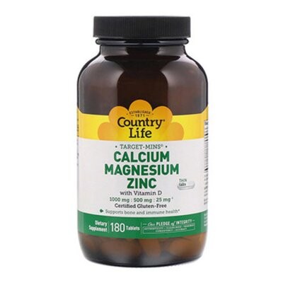 Кальций-Магний-Цинк витамин D3 табл.№180 диет.добав.