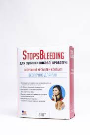 Вспінена губка д/зупинення носової кровотечі stopsbleeding (3шт.