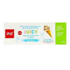 Дитяча зміцнювальна зубна паста з гідроксиапатитом серії juicy 