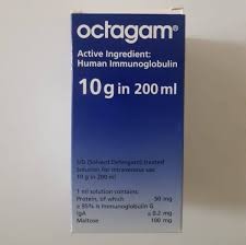 Октагам (иммуноглобулин человека нормальный lgg (iv)) 10гр. 200м
