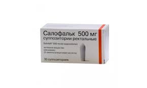 Салофальк супозиторії рект. по 500 мг №30