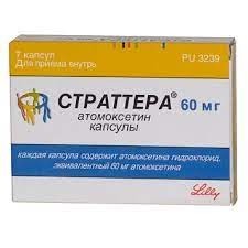 Страттера (атомоксетин) 60 мг №14