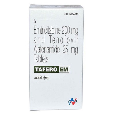 Таферо ем (tafero em) эмтрицитабин + тенофовир алафенамид таб 20