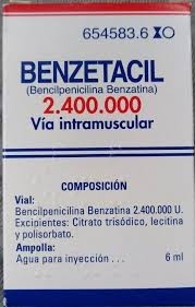 Бензетацил  (ретарпен)2400 000 ед фл 6 мл №1