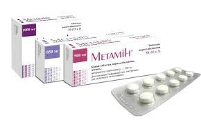 Метамин таб.п/о1000мг№60(15х4)