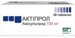 Актипрол таблетки100мг№30(10x3