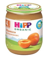Hipp фрукт.пюре абрикоси 125г