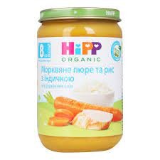 Hipp морк.пюре рис індичк.220г