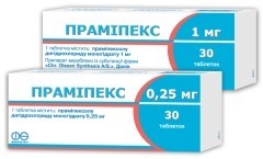 Прамипекс таб. 1.0 мг №30