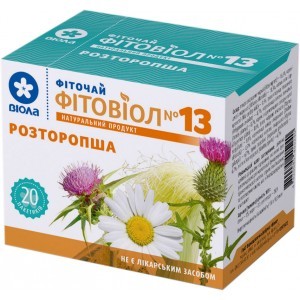 Ф/чай №13 фитовиол раст.1.5г №20