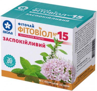 Ф/чай №15 фитовиол успок 1.5г №20