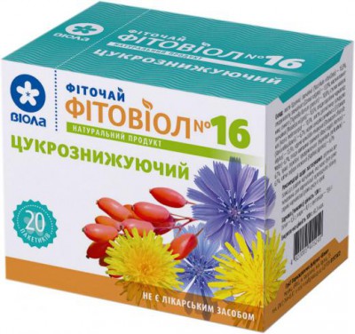 Ф/чай №16 фитовиол сахар.ф 15г №20