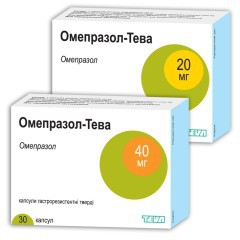 Омепразол-тева капс.20 мг №30
