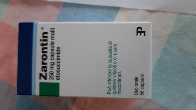 Заронтин (Петинимид,Суксилеп) 250 мг капс №56