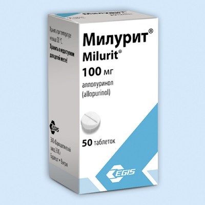 Милурит/аллопуринол-эгис таб.100мг №50
