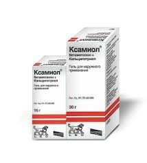 Ксамиол гель д/наруж примен 15г от псориаза