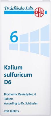 Калиум сульфурикум соль Д-ра Шюсслера№6 табл.фл№80