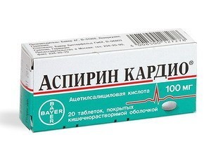 Аспирин кардио табл.п/о 100мг №28