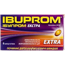 Ибупром Экстра капс.мягк.400мг №6