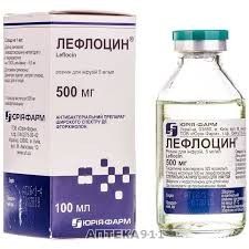 Лефлоцин р-р д/инф.0.5% бут.150мл