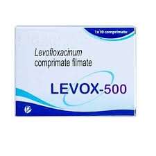 Левокс-500 табл.п/п/о 500мг №10