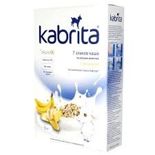 Kabrita 7 злаков каша на осн.козьего молока с бананом от 6 мес.1