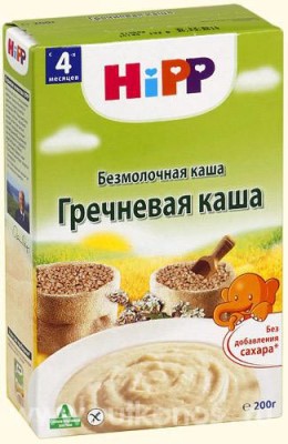 HIPP Каша б/молочная органич.гречневая 200г
