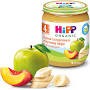 HIPP Пюре фруктовое Бананы и персики в яблочном пюре 125г