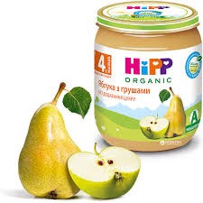 HIPP Пюре фруктовое Яблоки с грушами 125г