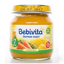 Bebivita Пюре Овощное ассорти 190г