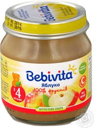 Bebivita Пюре яблоко 125г