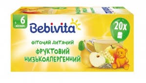 Bebivita Фиточай детск.фруктов.низкоаллерг.1.5г №20