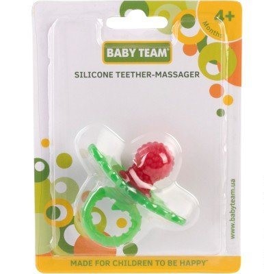 Baby Team Прорезыватель-массажер силикон.4007