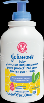 Джонсон Детское жидкое мыло д/рук Для маленьких непосед 300мл